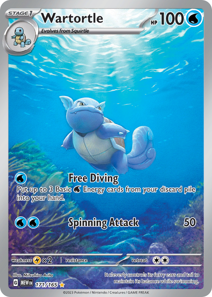 151 Set Wartortle #171/165