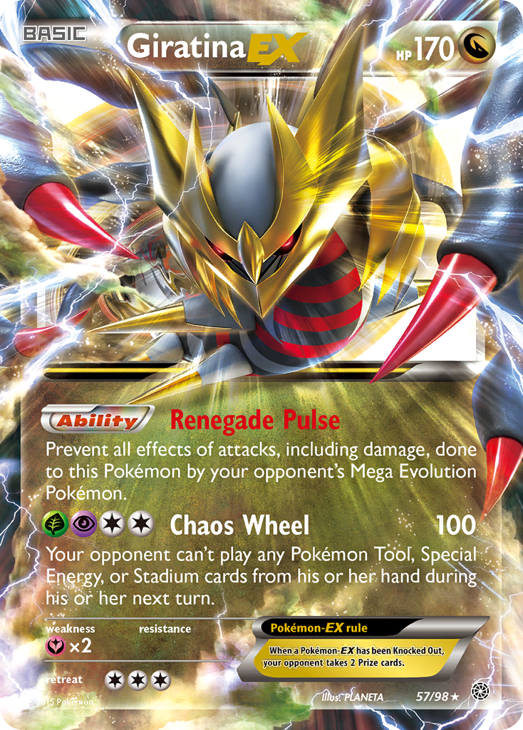 Ancient Origins Giratina EX #57/98