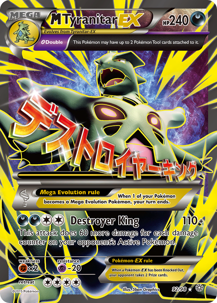 Mega Tyranitar EX 92/98