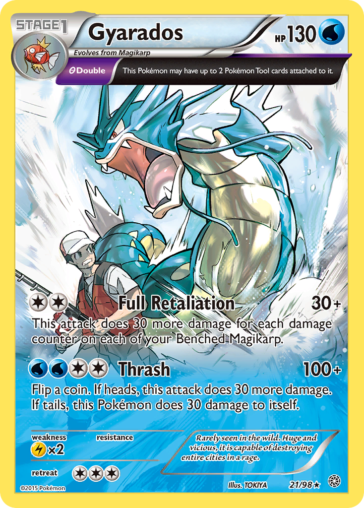 Ancient Origins Non - Holo Gyarados #21/98