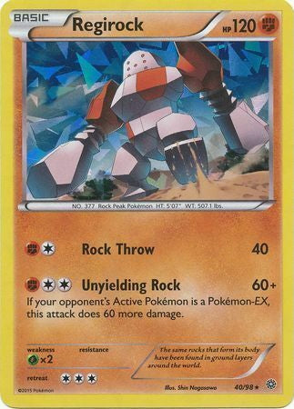 Ancient Origins Regirock #40/98 Cracked Ice Holo