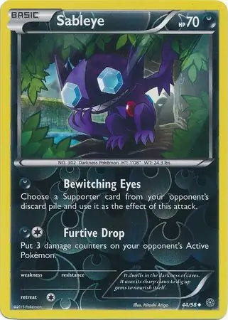 Ancient Origins Sableye #44/98 reverse holo