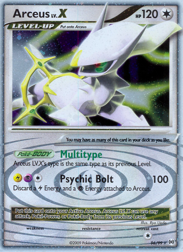 Arceus Set Arceus LV. X #96/99