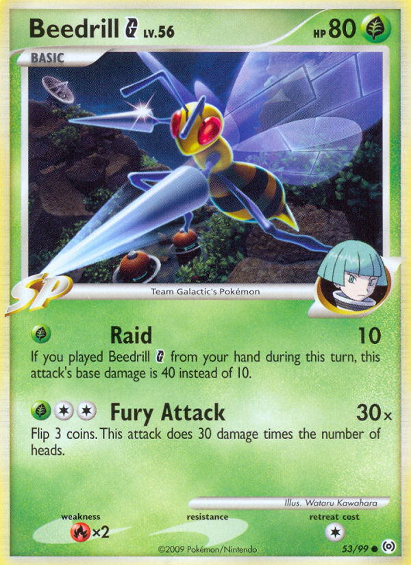 Arceus Set Beedrill G #53/99