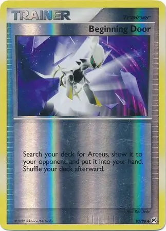 Arceus Set Beginning Door #82/99 reverse holo