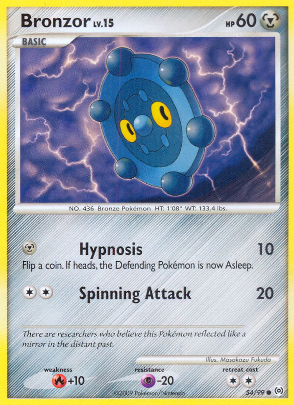 Arceus Set Bronzor #54/99