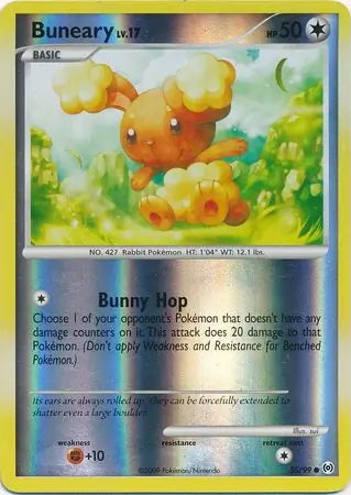 Arceus Set Buneary #55/99 reverse holo