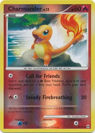 Arceus Set Charmander #59/99 reverse holo