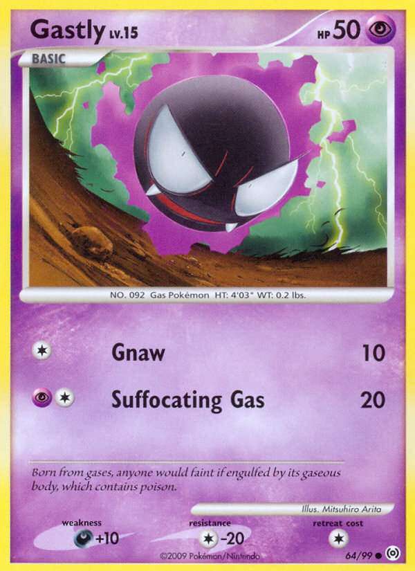 Arceus Set Gastly #64/99