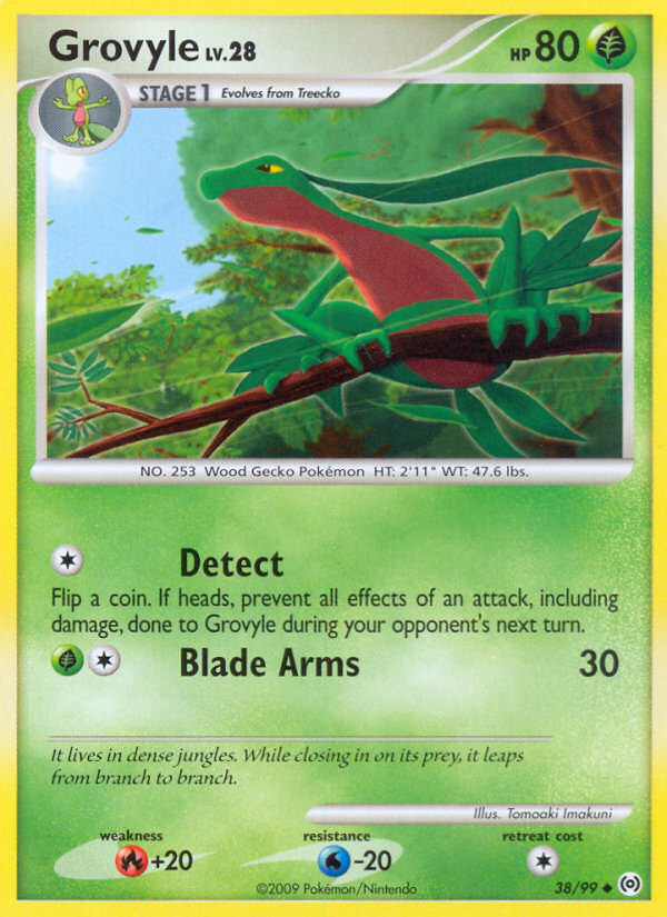 Arceus Set Grovyle #38/99