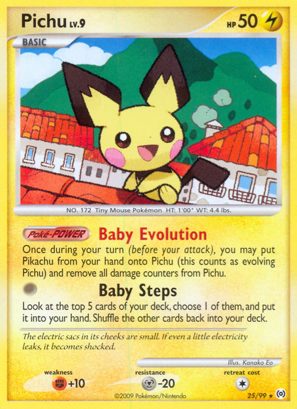 Arceus Set Pichu #25/99