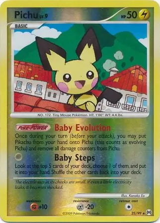 Arceus Set Pichu #25/99 reverse holo