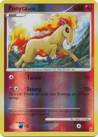Arceus Set Ponyta #72/99 reverse holo