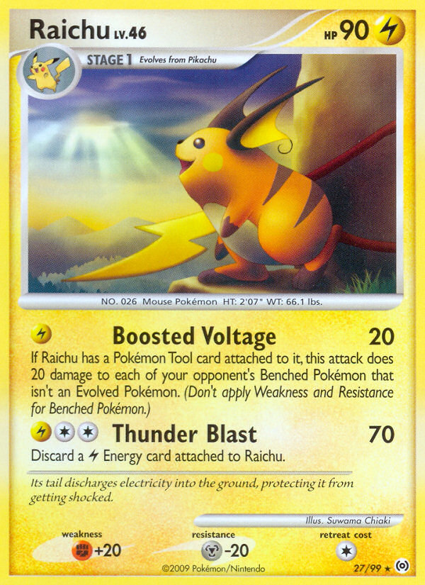 Arceus Set Raichu #27/99