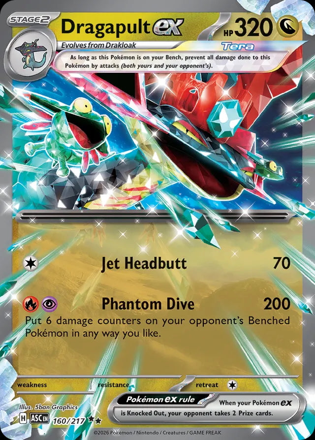 Ascended Heroes Dragapult ex #160/217