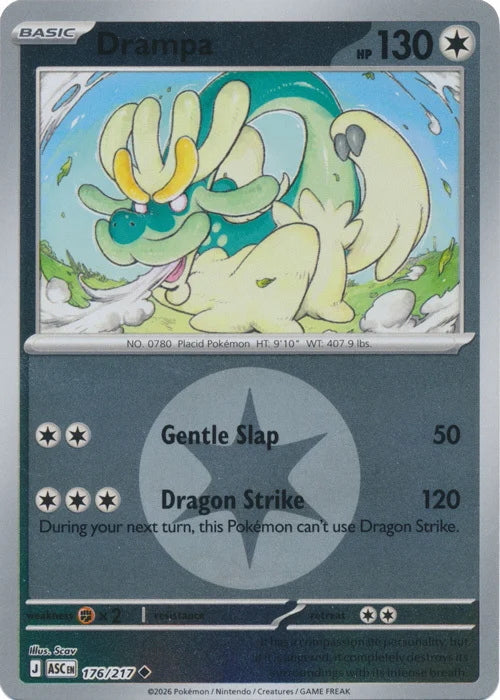 Ascended Heroes Drampa #176/217 Reverse Holo