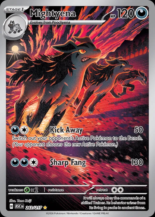 Ascended Heroes Mightyena #243/217