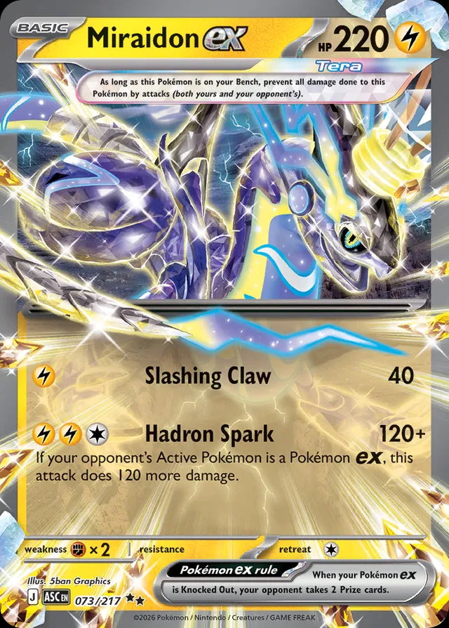 Ascended Heroes Miraidon ex #073/217
