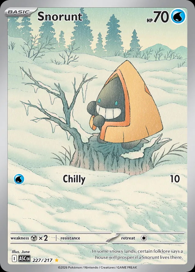 Ascended Heroes Snorunt #227/217