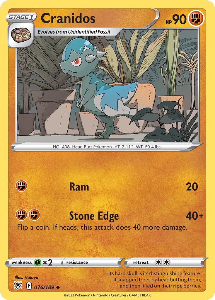 Astral Radiance Cranidos #76/189