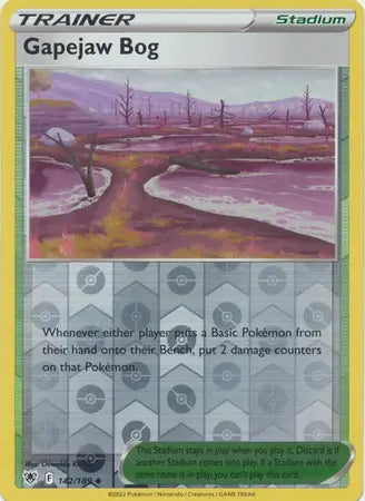Astral Radiance Gapejaw Bog #142/189 reverse holo