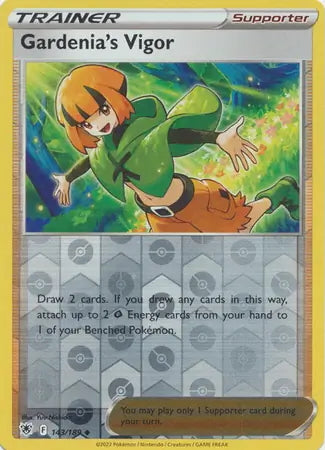 Astral Radiance Gardenia’s Vigor #143/189 reverse holo