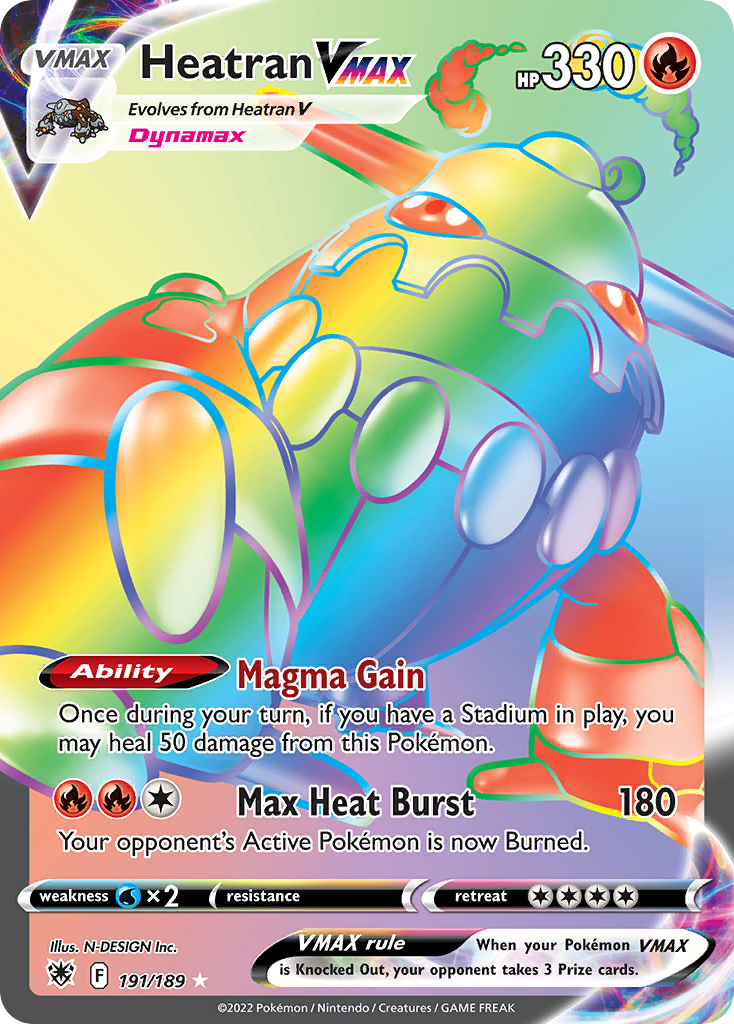 Astral Radiance Heatran VMAX #191/189