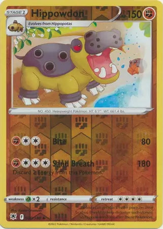 Astral Radiance Hippowdon #80/189 reverse holo
