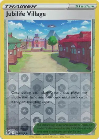 Astral Radiance Jubilife Village #148/189 reverse holo