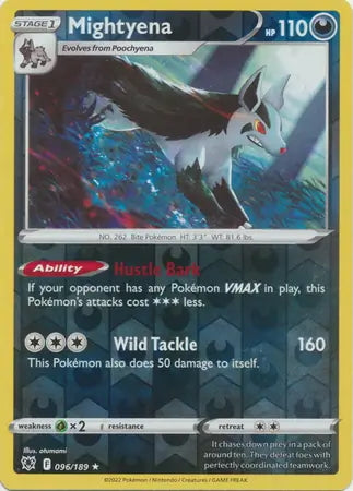 Astral Radiance Mightyena #96/189 reverse holo