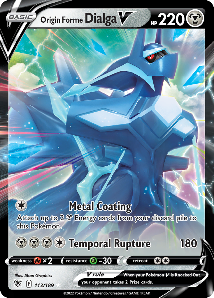 Astral Radiance Origin Forme Dialga V #113/189