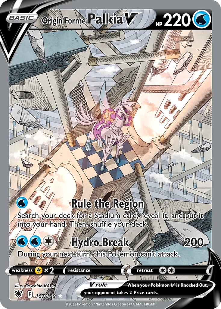 Origin Forme Palkia V Full Art