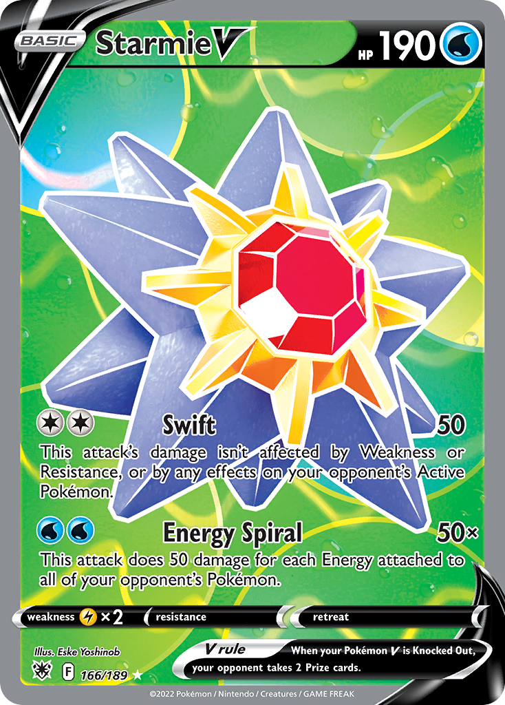 Astral Radiance Starmie V #166/189