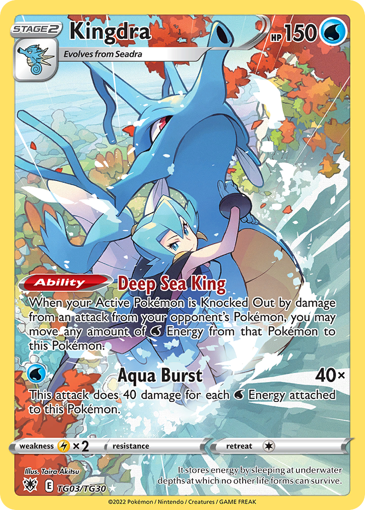 Kingdra Trainer Gallery uit Astral Radiance