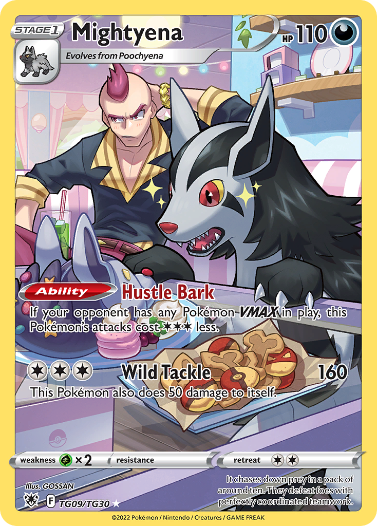 Astral Radiance Trainer Gallery Mightyena #TG9/30