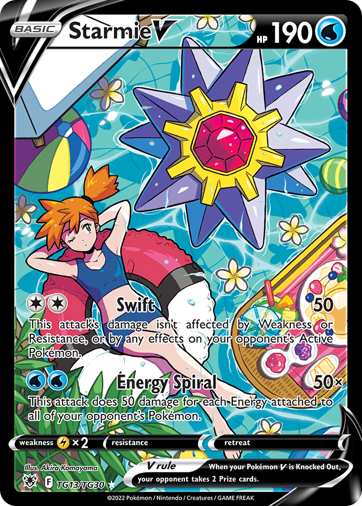 Starmie V Trainer Gallery uit Astral Radiance