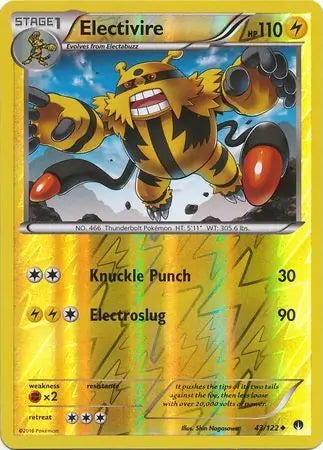 BREAKpoint Electivire #43/122 reverse holo