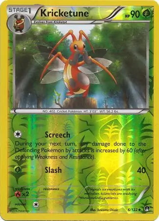 BREAKpoint Kricketune #6/122 reverse holo