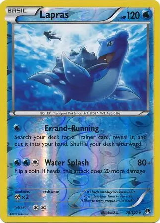 BREAKpoint Lapras #28/122 reverse holo