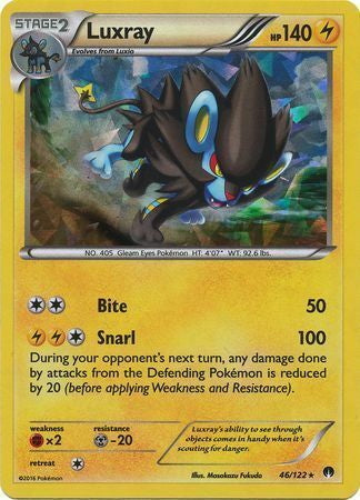 BREAKpoint Luxray #46/122 Cracked Ice Holo