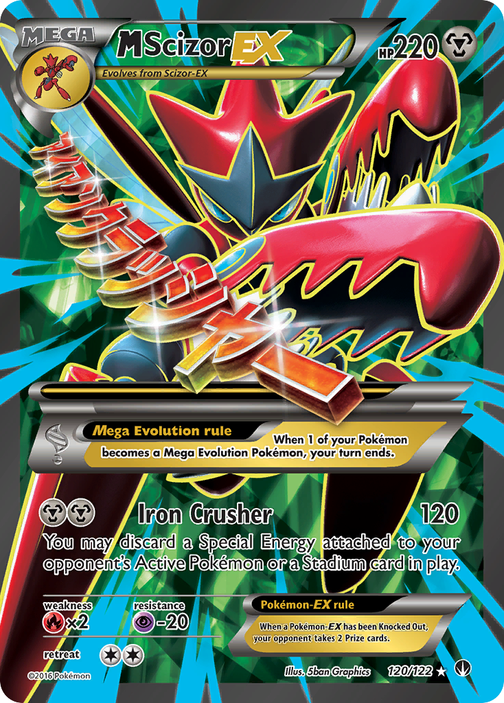 Mega Scizor EX 120/122 BREAKpoint