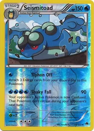 BREAKpoint Seismitoad #35/122 reverse holo