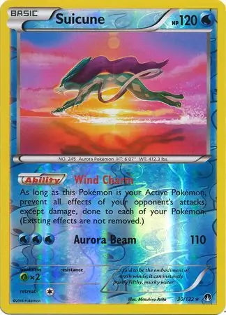 BREAKpoint Suicune #30/122 reverse holo