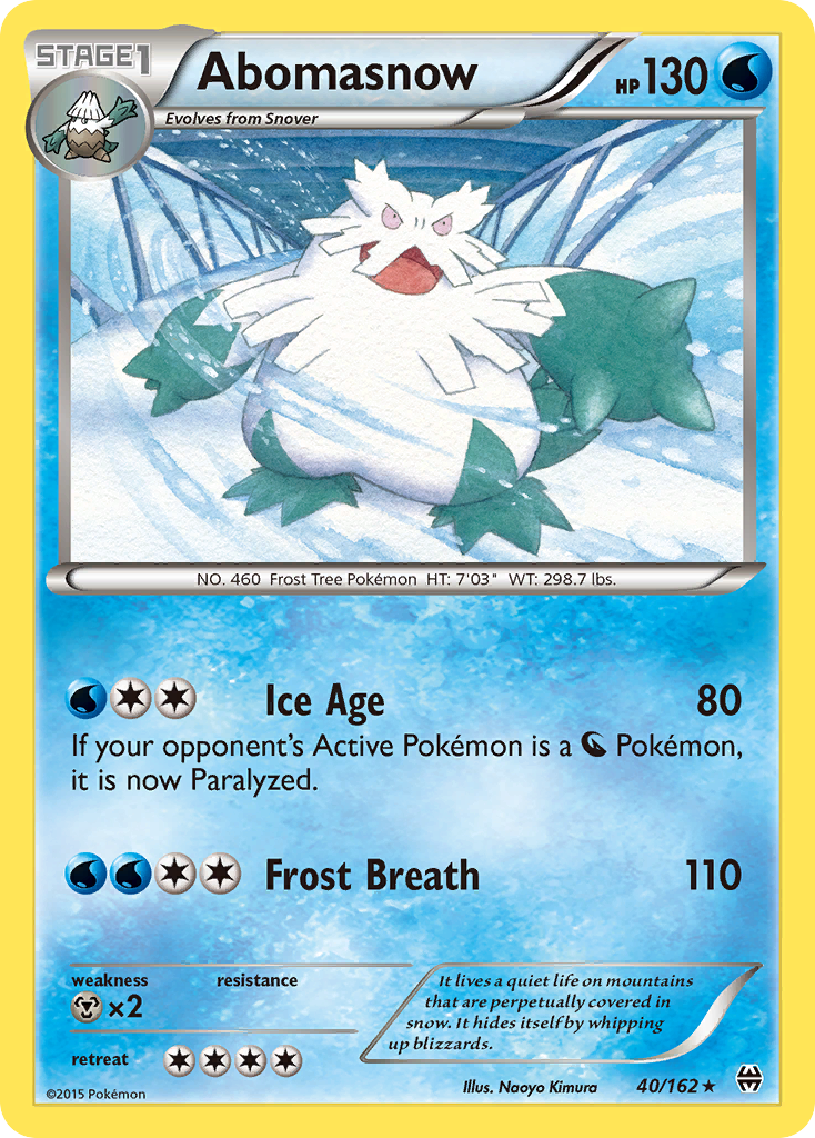 BREAKthrough Abomasnow #40/162