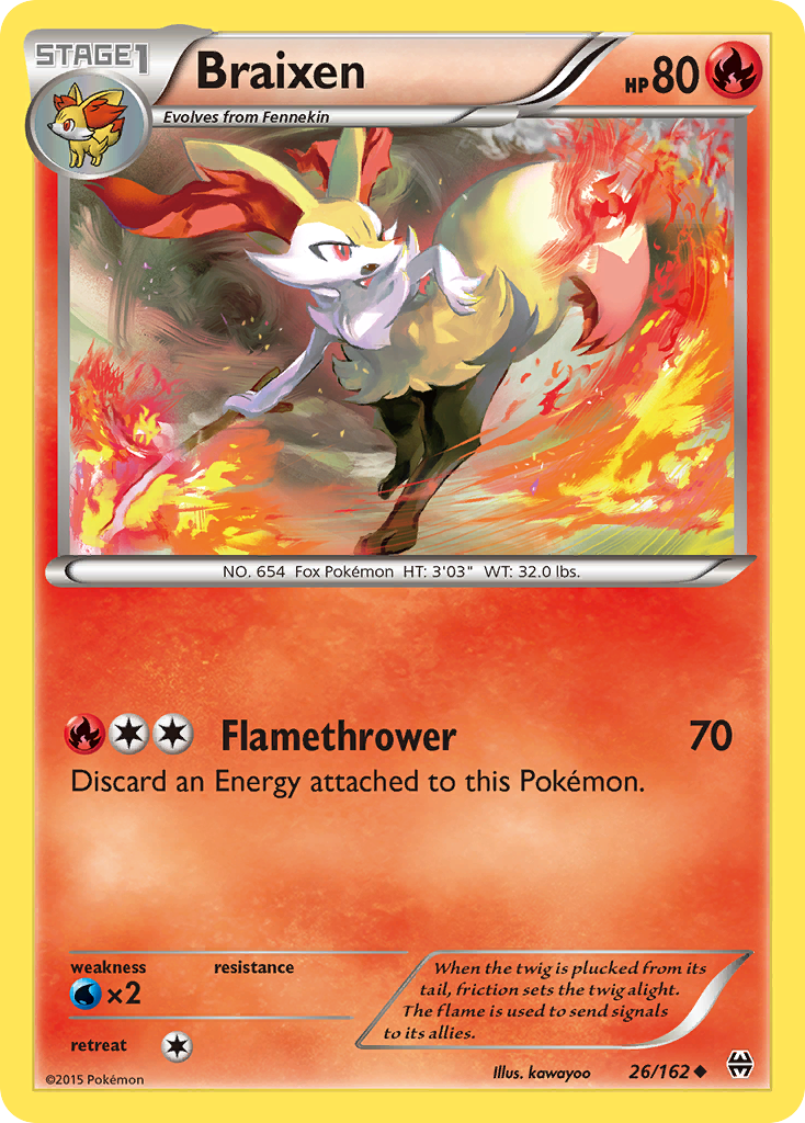 BREAKthrough Braixen #26/162