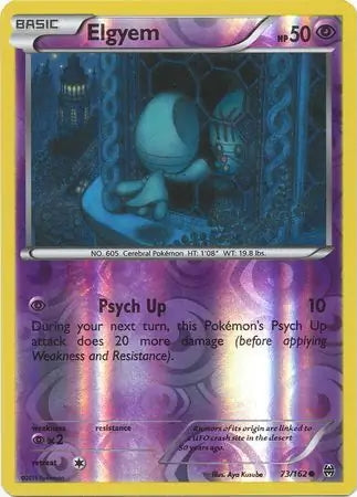 BREAKthrough Elgyem #73/162 reverse holo