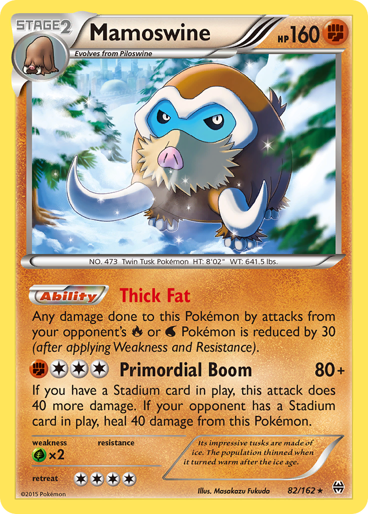 BREAKthrough Holo Mamoswine #82/162