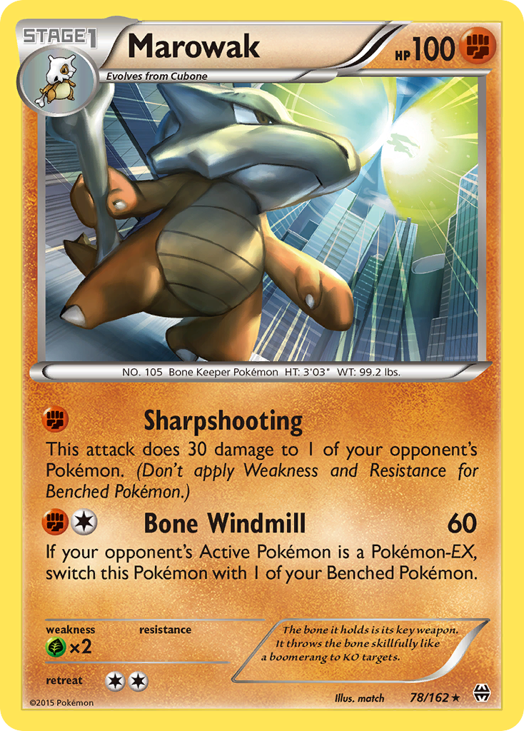 BREAKthrough Marowak #78/162