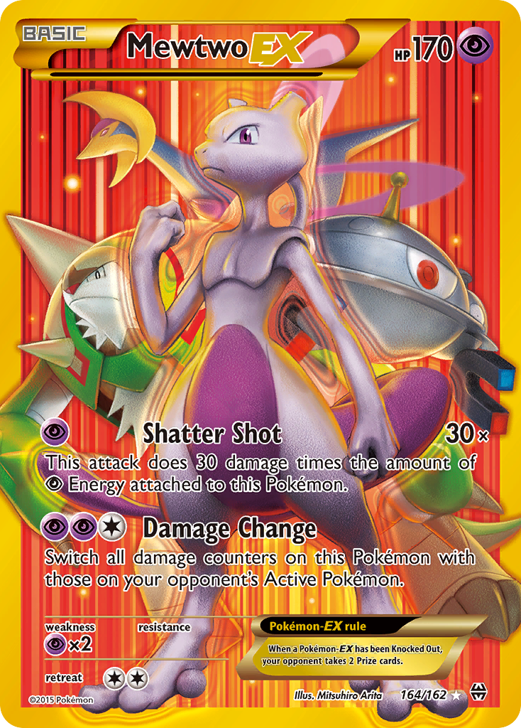 Mewtwo EX Secret Rare 164/162
