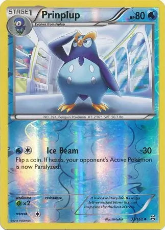 BREAKthrough Prinplup #37/162 reverse holo